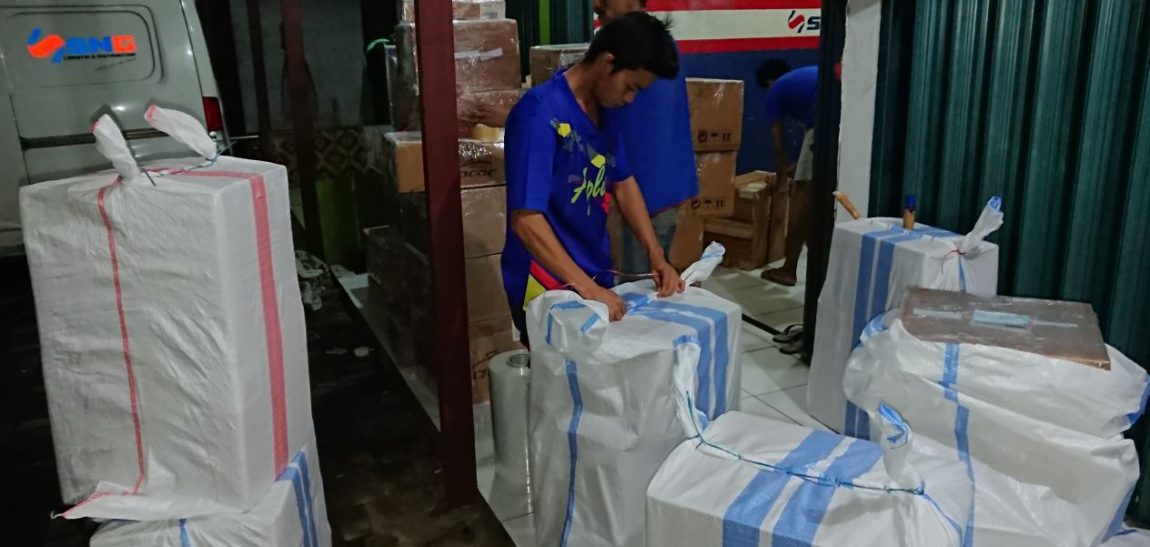 Distribusi ke pulau kalimantan