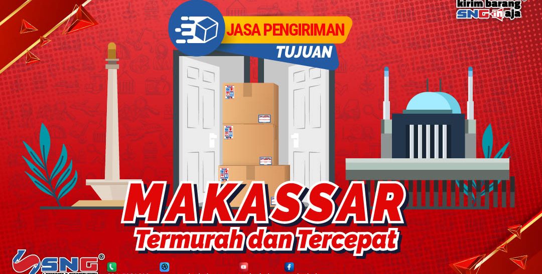 Jasa Pengiriman ke Makassar Termurah dan Tercepat Hanya Rp. 3000/Kg !