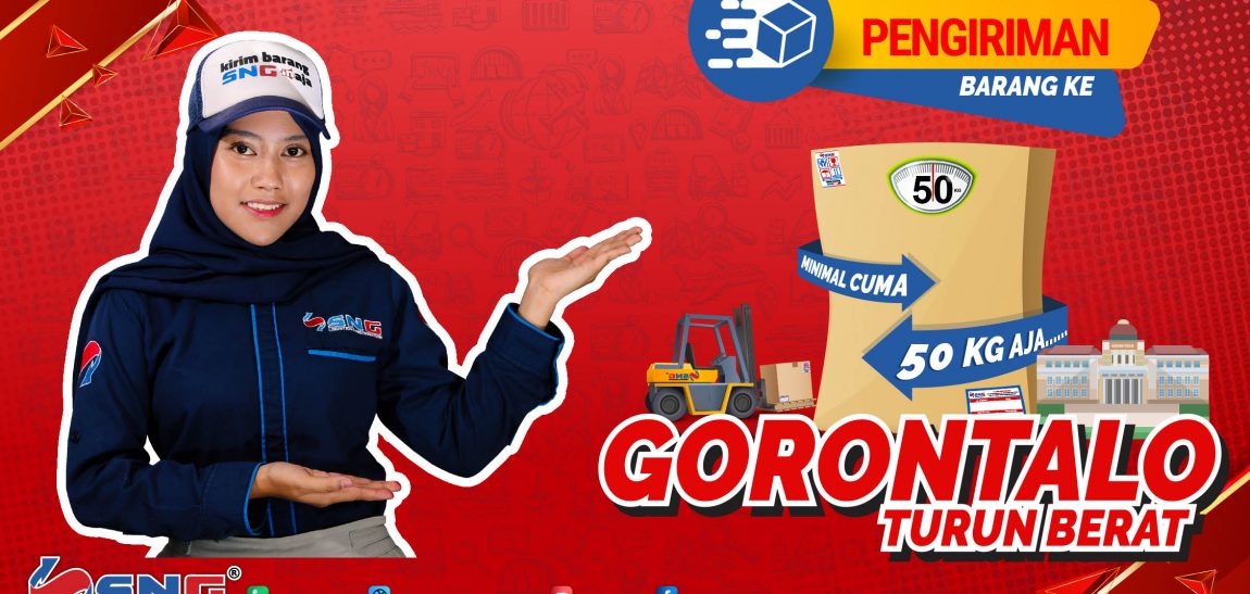 Jasa Pengiriman ke Gorontalo Termurah Rp. 7500/Kg