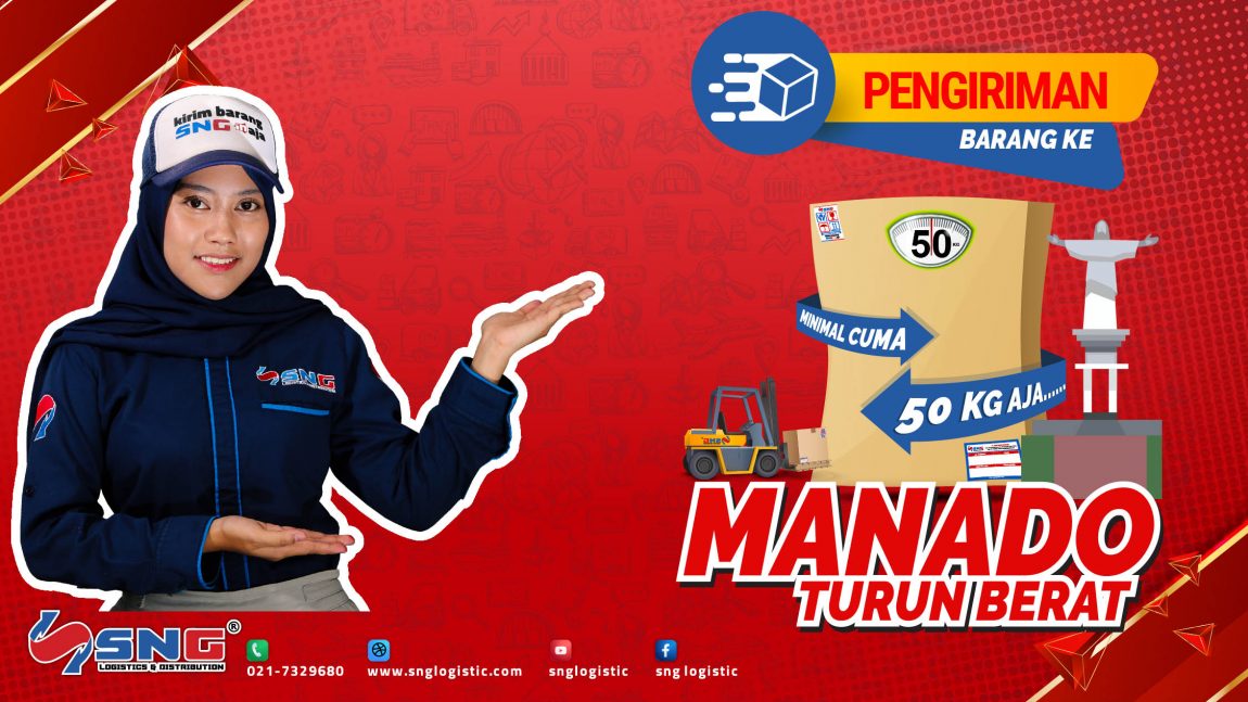 Jasa Pengiriman ke Manado Termurah